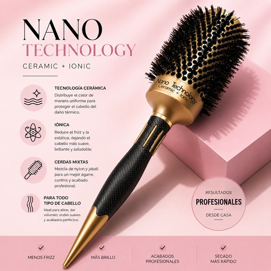 Nano Technology Professional Brush (boar/nylon)