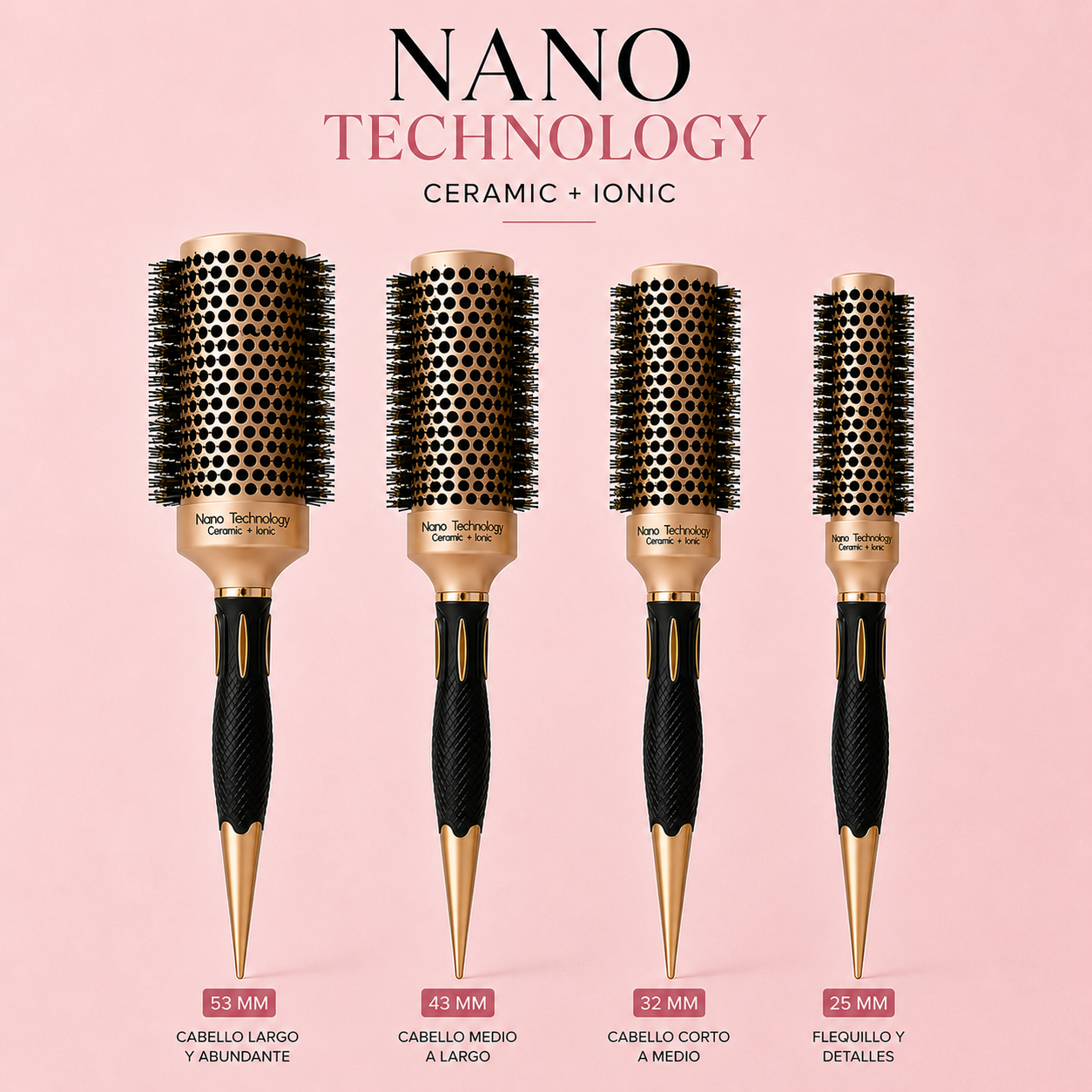Nano Technology Professional Brush (boar/nylon)